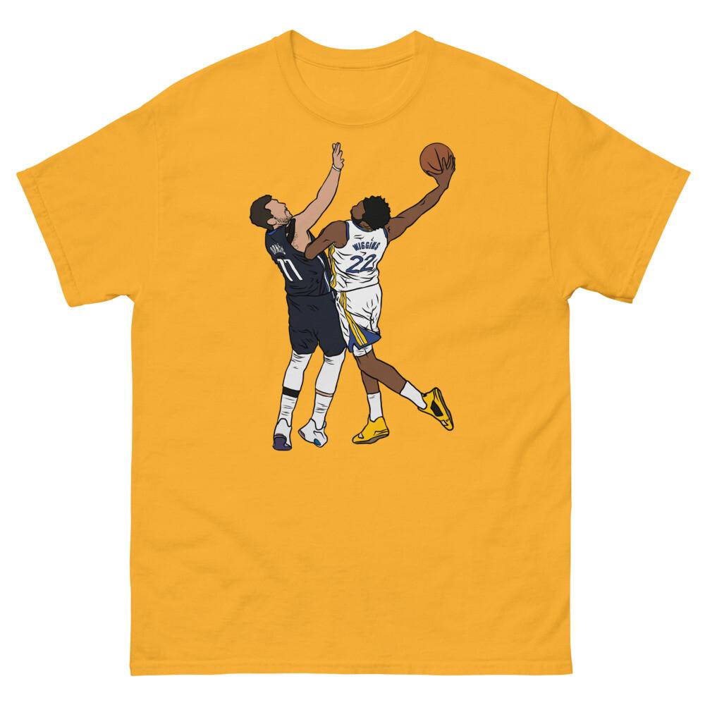 Andrew Wiggins Dunks on Luka Doncic T-shirt S