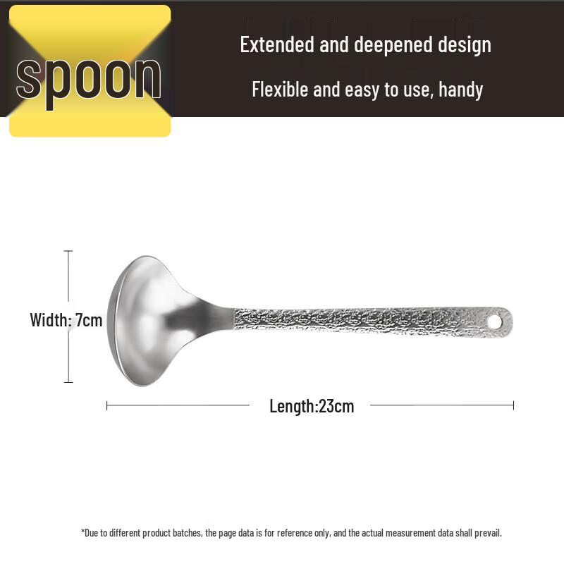 Chuidahuang 304 Stainless Steel Hotpot Ladle