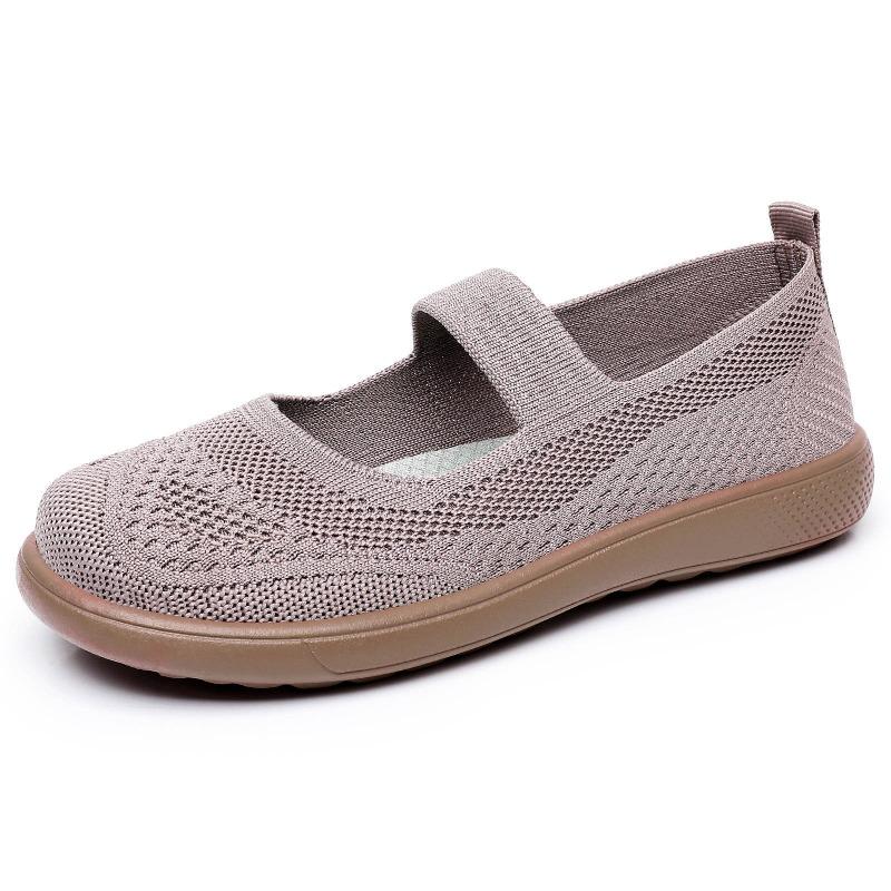 Shoes women's shoes are versatile, spring new middle-aged and old walking shoes, light and comfortable mother shoes, breathable one-pedal single shoes