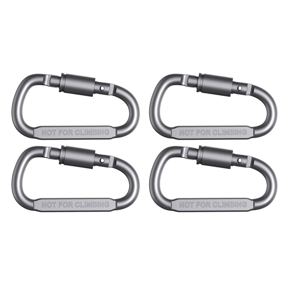 2-20Pcs Mini Carabiner Clips Alluminum Alloy D-ring Buckle Spring Snap Clip Hooks Keychain Carabiner for Keys Climbing Tools