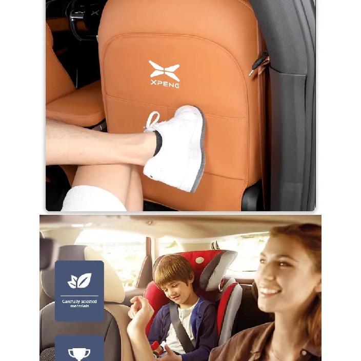 Tappetino Anticalcio per Sedile Auto Per Xpeng G9 XiaoPeng Pelle Protezione Completa AntiGraffio Sedile Tappetino Bracciolo Posteriore Accessori Auto