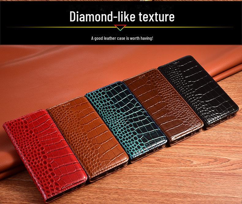 Genuine Leather Anti-Fall Flip Cover for Huawei Mate 60 Pro, 50, 40, 30, 20X, 10 - Protective Shell.