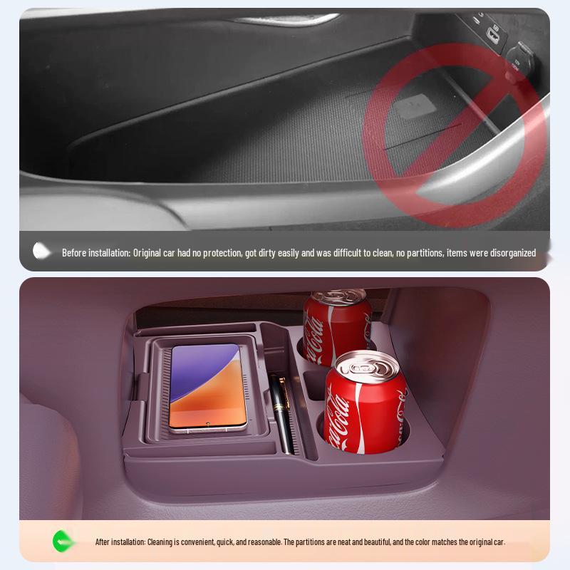 Suitable for 25 Lantu FREE+ Models: Silicone Console Storage & Glasses Case Car Accessory.
