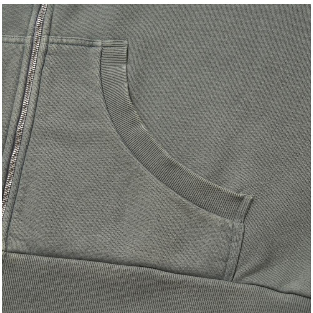 Celé Studio Es2106rh Mikina s kapucí na zip Rhino Těžká uniforma Zapínání na zip