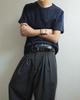 Kalagteo Herringbone Pleat Pants / Charcoal