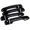 Car Exterior Left Right Front Rear Door Handle Trim Cover Glossy Black ABS Fit for Lexus GX 460 2010-2018   