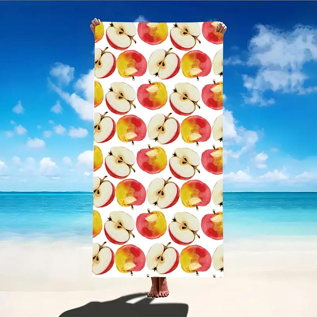 Beach Towel Portable Quick Fast Dry Sand Outdoor Travel Swim Blanket Thin Yoga Floral Print Mat Personalization Stripes Towel