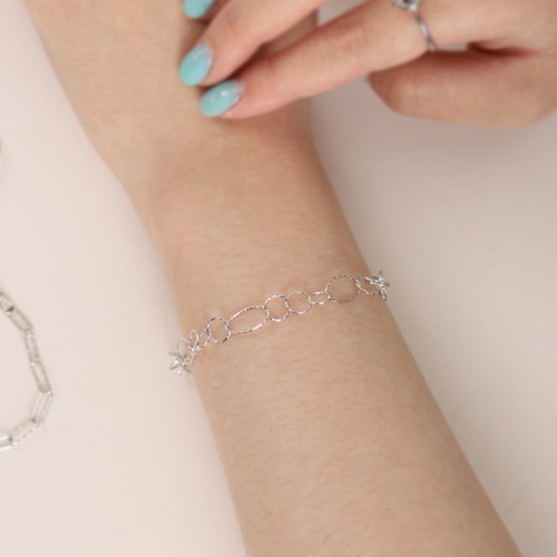 ozel Silver925 ITALY CHAIN Bracelet PS003B