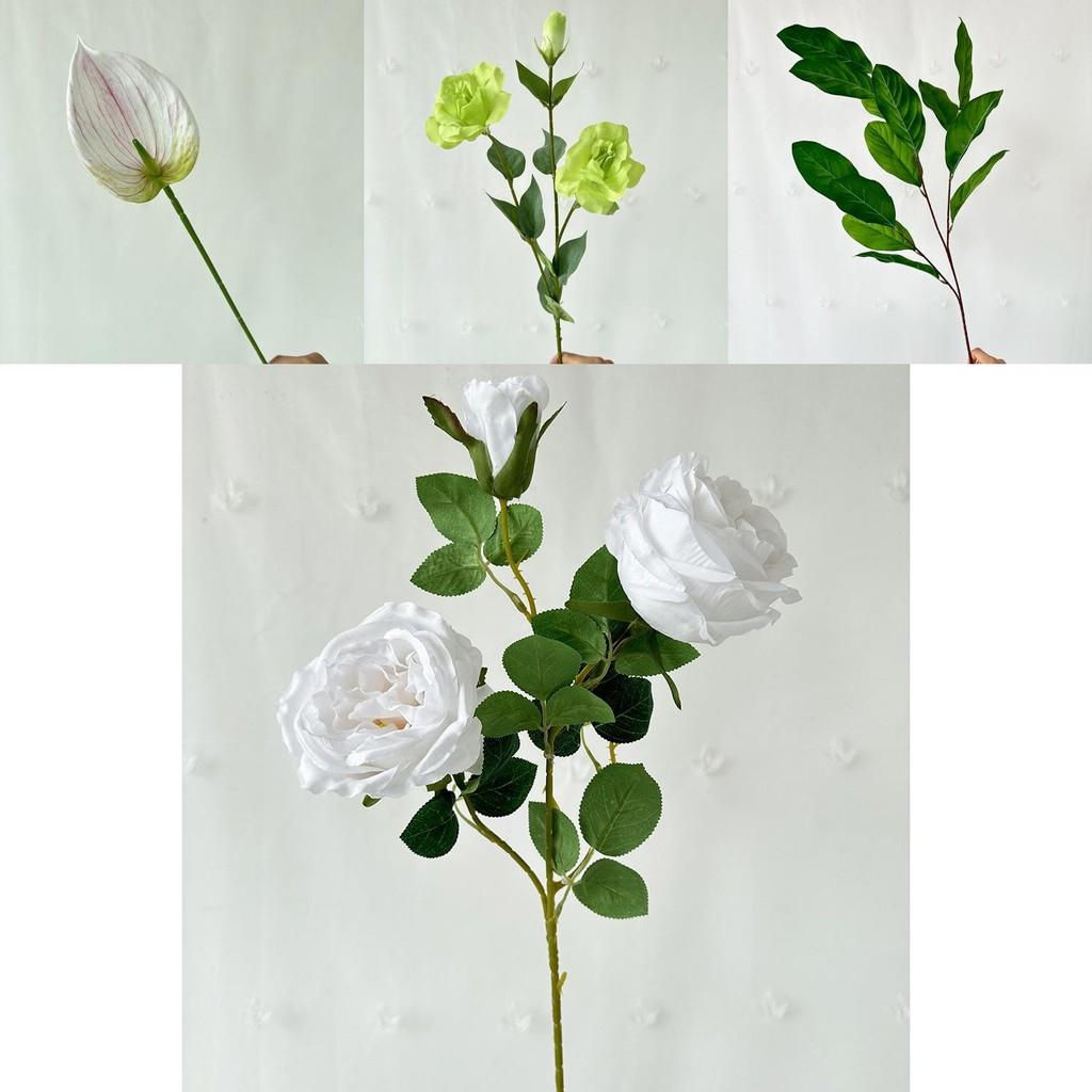 Frozen Elegant Artificial Flower Decor For Home And Photography