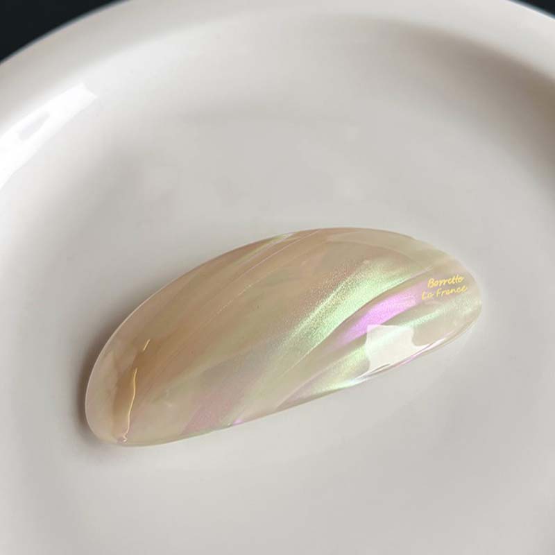 Vintage Acetic Acid Oval Hair Clip for Women Girls Korean Large Spoon Clip Spring Clip Hair Clip Top Clip Hair Accessories