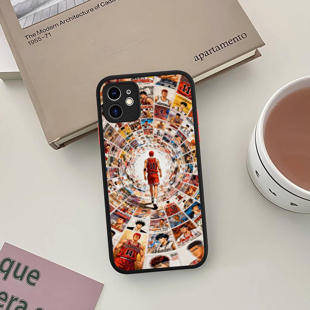 Anime The First Slam Dunk Phone Case For IPhone 16e 16 15 14 13 12 11 Pro Max X XS Max Plus Matte Clear