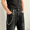 Doppel Dorn Hosenkette Amerikanischer Retro Totenkopf Hosenkette Hängende Kette Herren- und Damenjeans Dekorative Kette