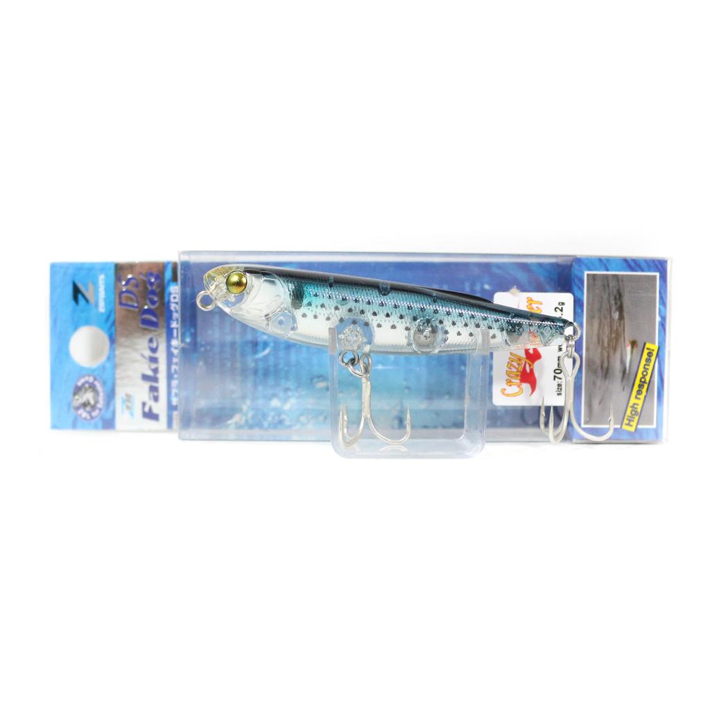 ZipBaits ZBL Fakie Dog DS Crazy Walker 70mm Floating Lure 505 (9072)