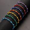 Blaue Augen Perlen Verstellbare Armbänder Türkische Glücksbringer Armbänder für Damen Herren zum Schutz und