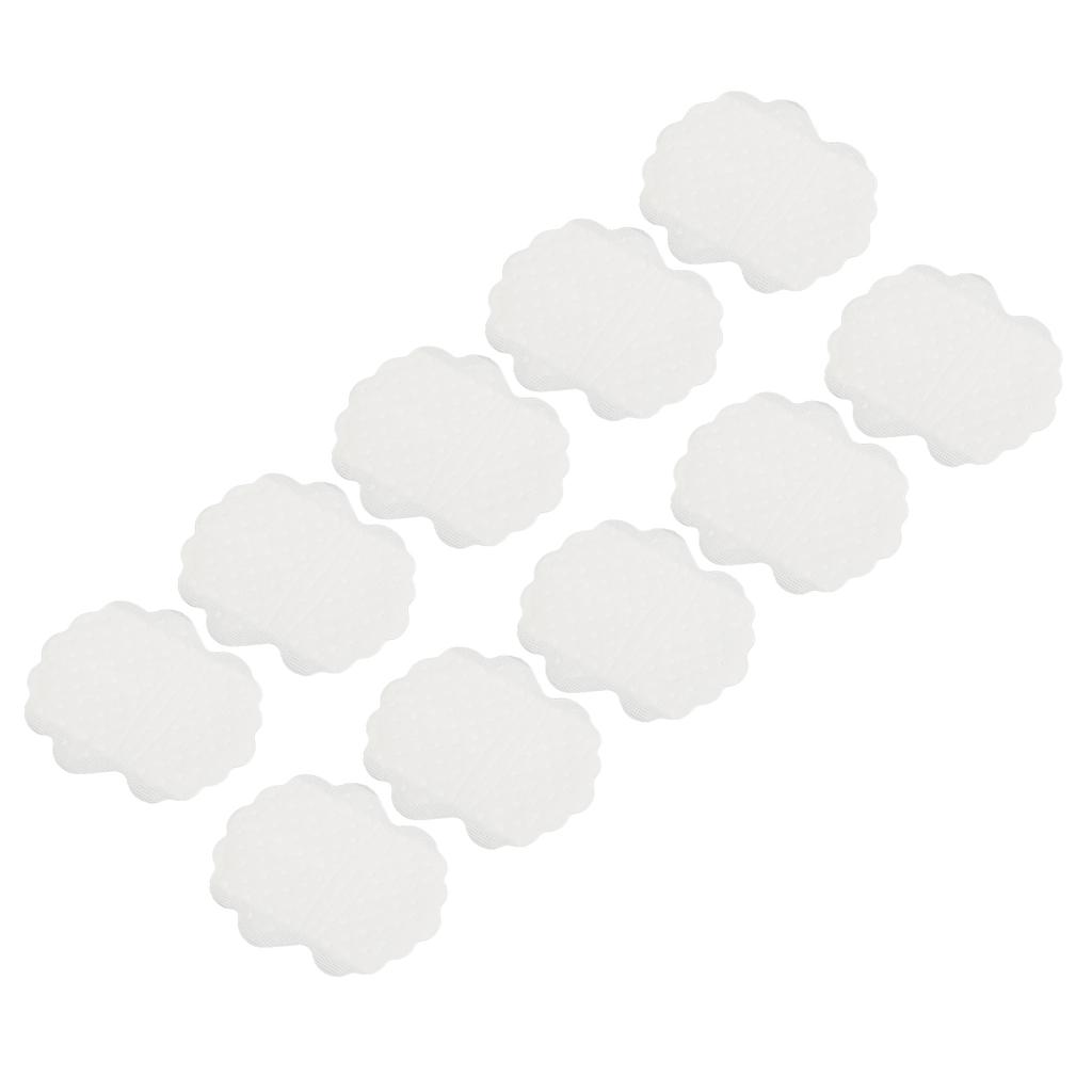 20pcs Underarm Sweat Pad Self Adhesive Absorbent Disposable Armpit Sweat Patch for Collar