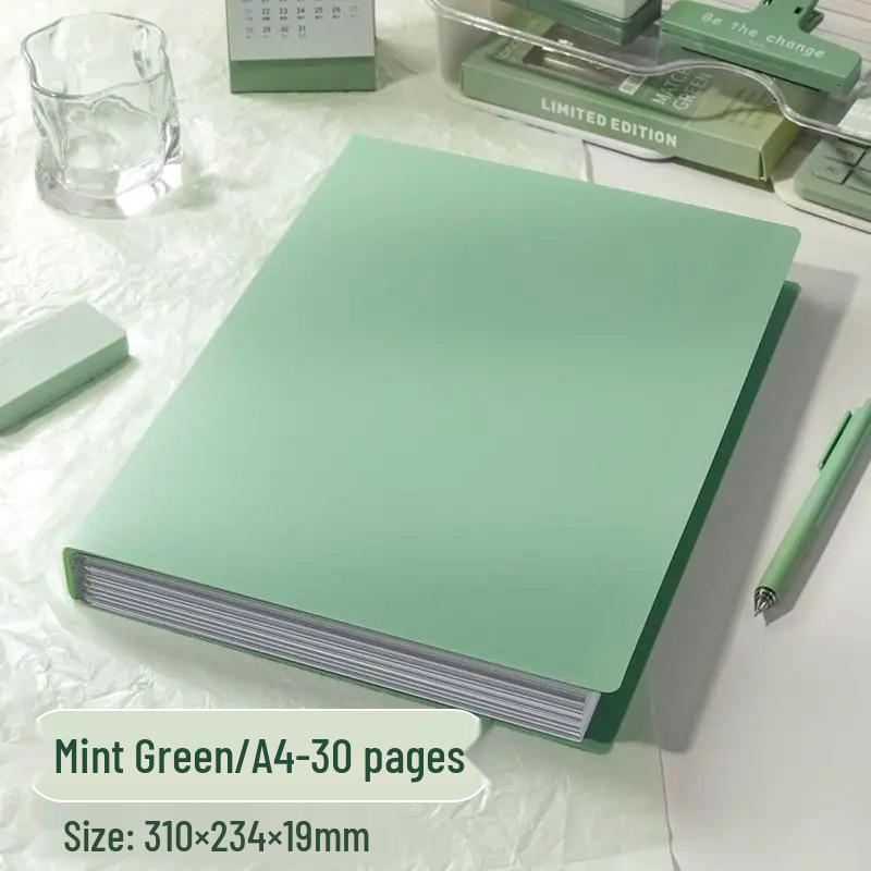 Landscaping Sticker & Photo Album A5 Loose-Leaf, Polaroid & Postcard Card Holder, A4 Single Grid Large