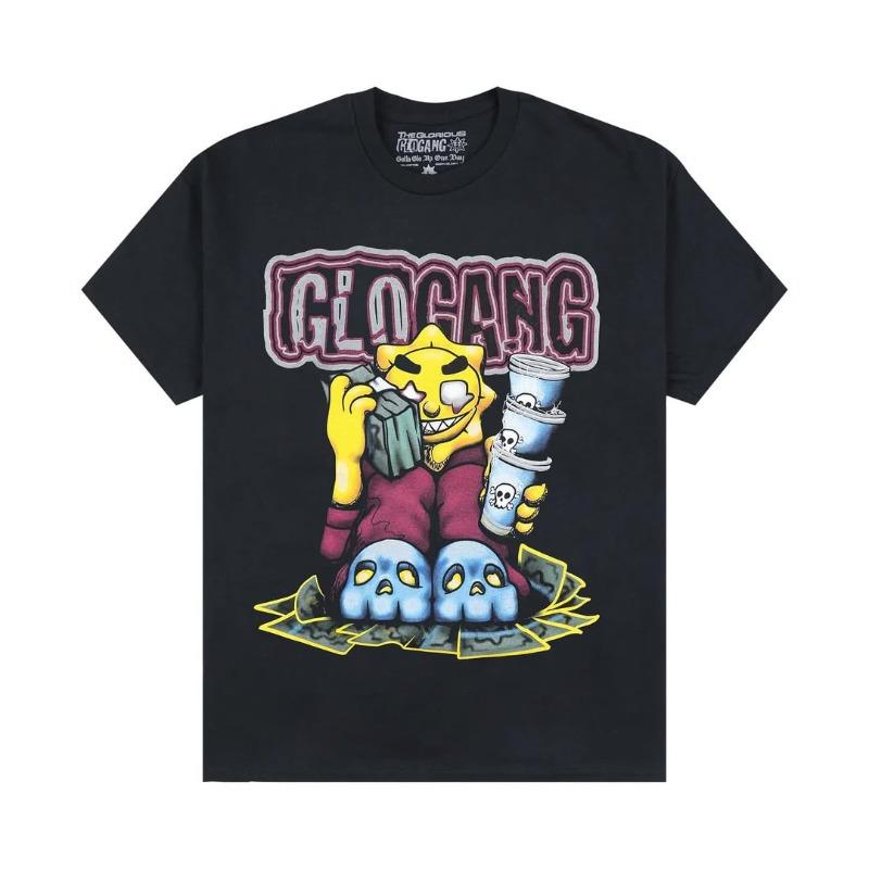 

Hiphop American Street Pure Cotton Tshirt Cartoon Harajuku Clothing Men Casual Fashion Loose Oversized Shortsleeved Women S