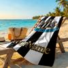 Newcastle Customized Name Beach Towel Quick-Dry Soft Microfiber Suitable for Swimming Gym Camping Yoga Vacation