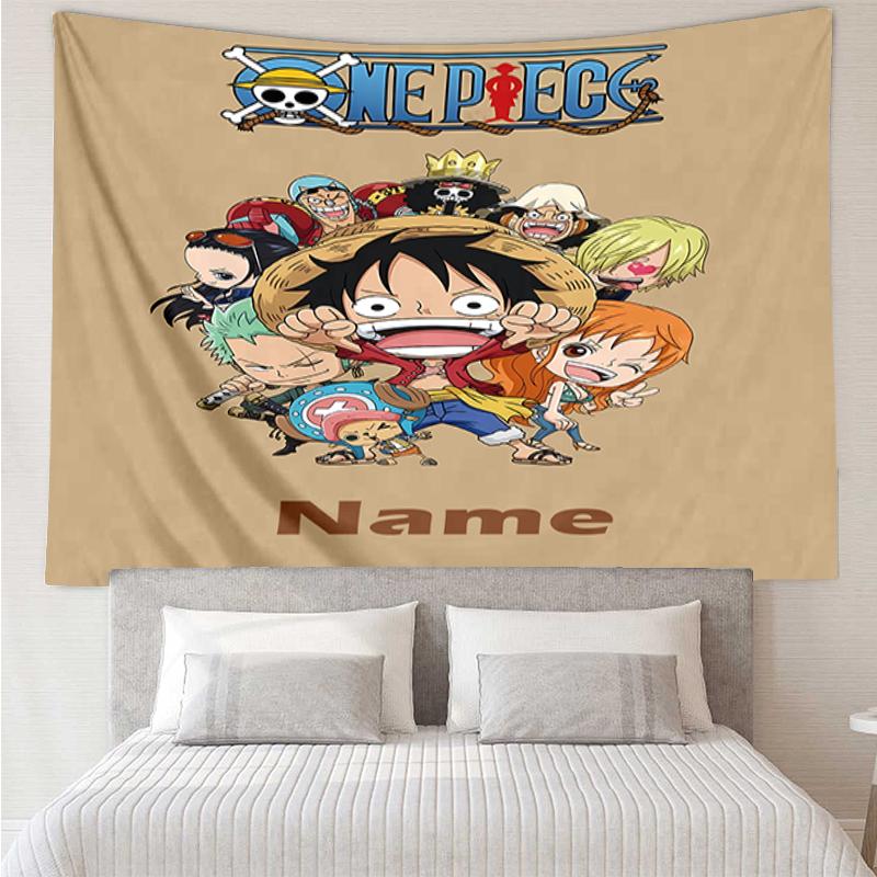 Custom Name One Piece Print Tapestry, Backdrop, Easy Setup, Ideal for Bedroom, Office & Living Room, with Aesthetic Wall Hanging Decor.