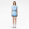 Munsingwear Women Pleats Skirt Light Blue Mr322lsk71