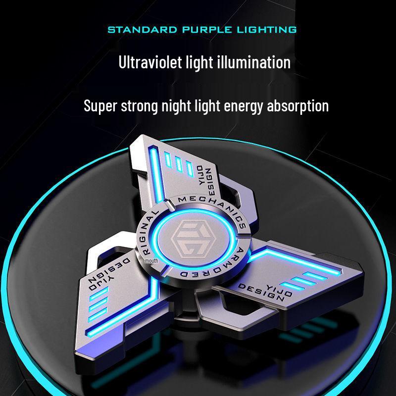 Limitierte Edition Luminous Black Tech Spinner: Stressabbau-Spielzeug für Schüler und Jungen