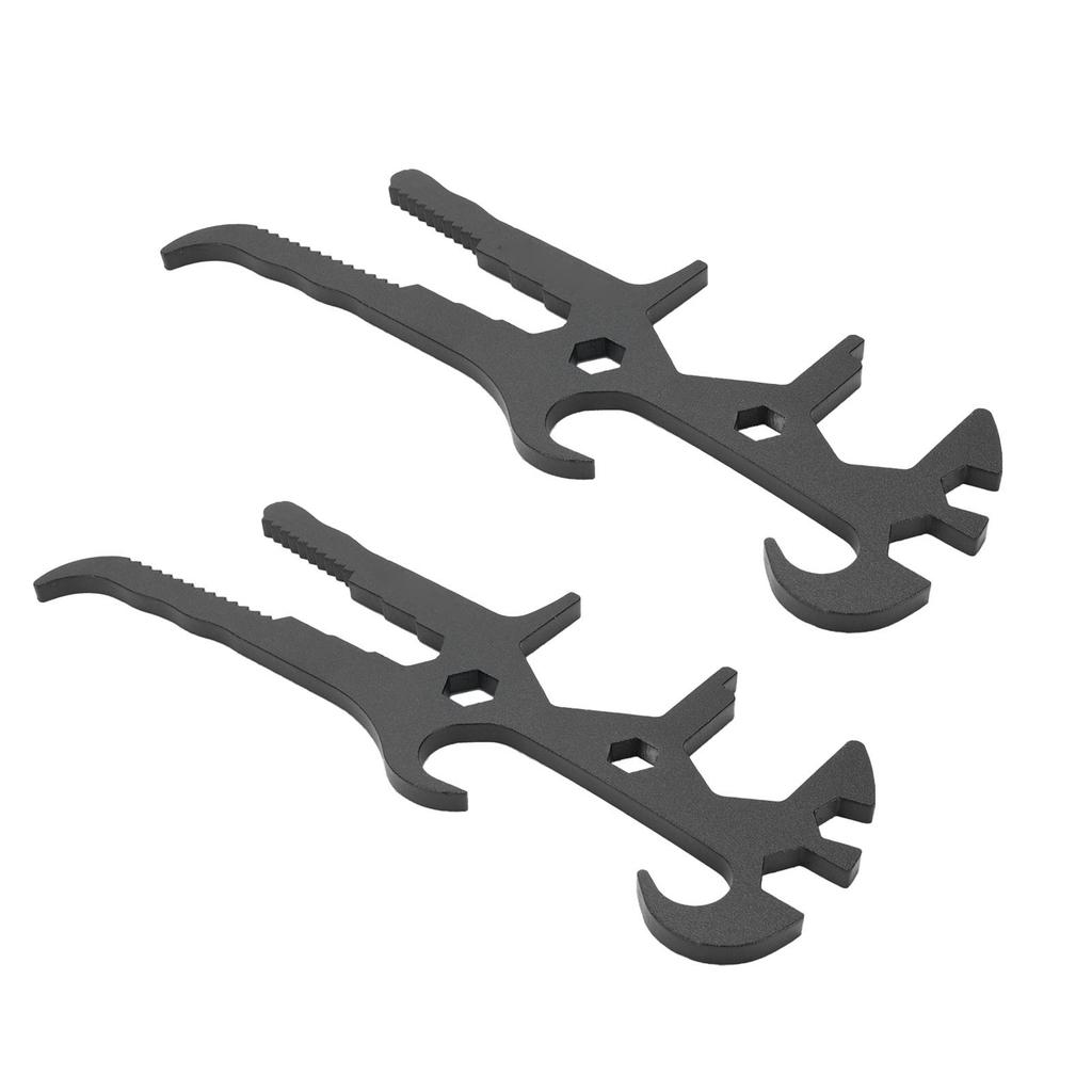 2 Pezzi Apriscatole Strumento Metallo Latta Vernice Barile Coperchio 14 in 1 Multifunzione Professionale Risparmio di Lavoro