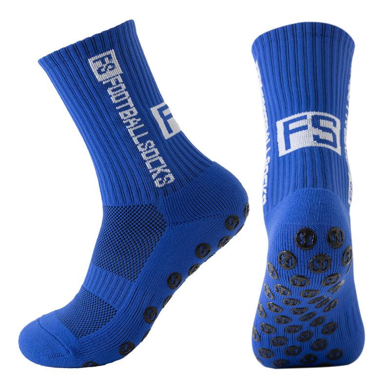 FS Glue Non-Slip Mid-Calf Breathable Sweat-Wicking Football Socks for Men and Women