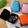 1pc Travel Mini Portable Earphone Bag, Coin Wallet Storage Box Jewelry Ornament Box, Home Decor, Christmas Gift, New Year Gift