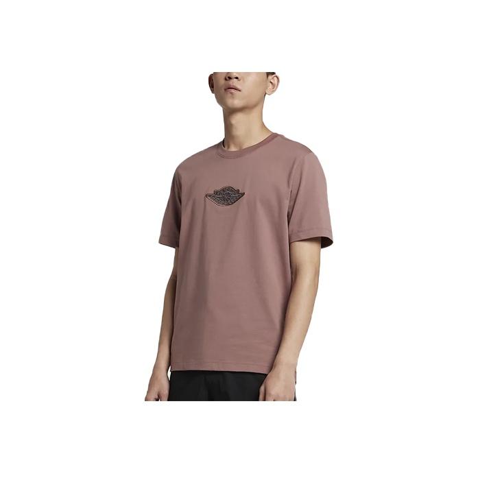 New Jordan T Shirt Men's Smoky Purple Red AO0608-298