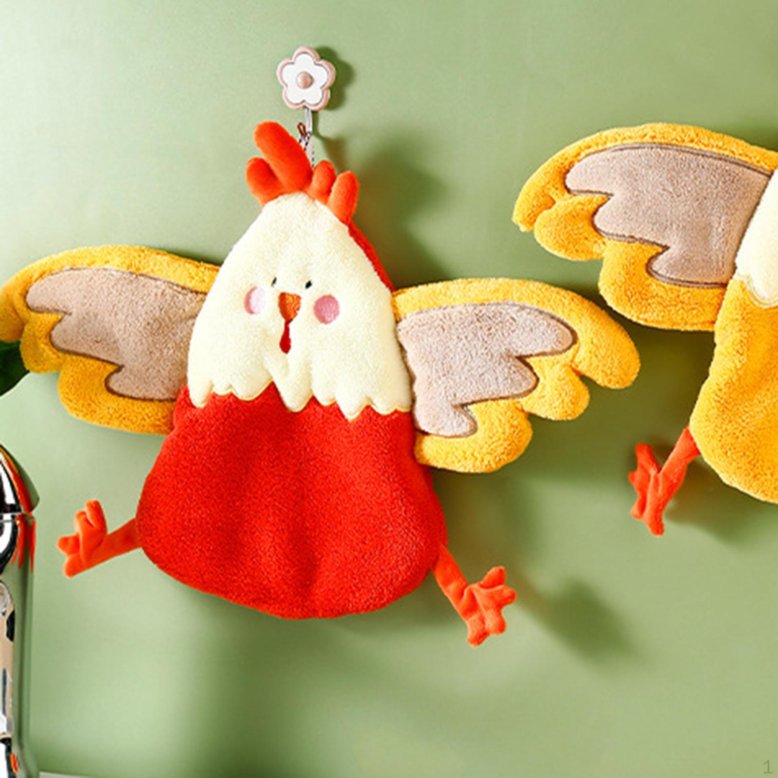 

Полотенце для рук с милыми животными, многофункциональные быстросохнущие мягкие забавные портативные полотенца для лица для кухни и дома A-Red