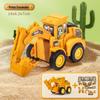Children's Inertia-Powered Excavator Toy - Educational Pull-Back Car Gift