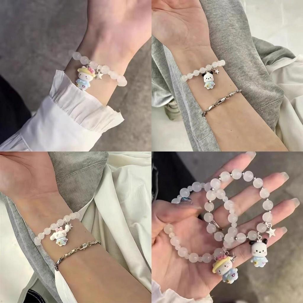 Cartoon Cute Cat Bracelets For Women Unique Stylish Handmade Geometric Jewelry