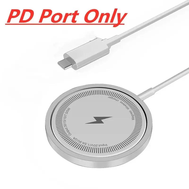 100W Magnetic Chargers Fast Wireless Charger Pad Stand for iPhone 16 15 14 13 12 Pro Max Airpods PD Macsafe Phone Charging Dock