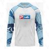Mens Long Sleeve Hooded Fishing Shirt UPF 50 UV Protection Quick Dry Breathable Outdoor Performance Top Cycling Angling
