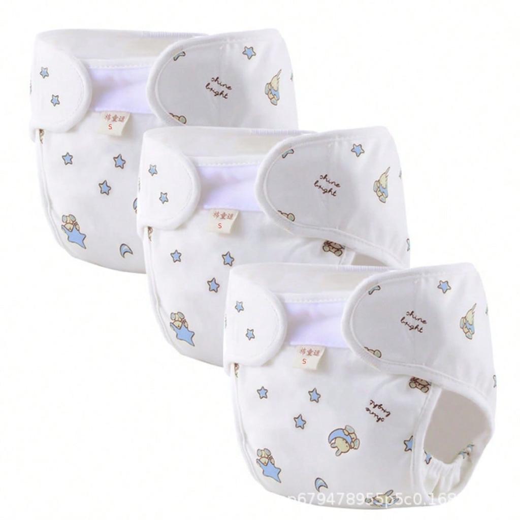 Reusable Breathable Diaper Covers for Boys and Girls, Featuring Leak-proof Barriers and Random Patterns, Suitable for Baby Bath Family Decor Gifts.