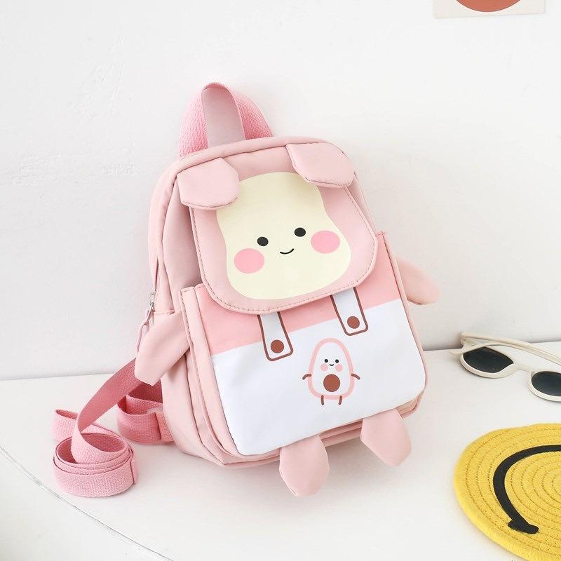 Anti-lost children's backpack girl cute lightweight versatile backpack kindergarten school bag small class baby snack bag
