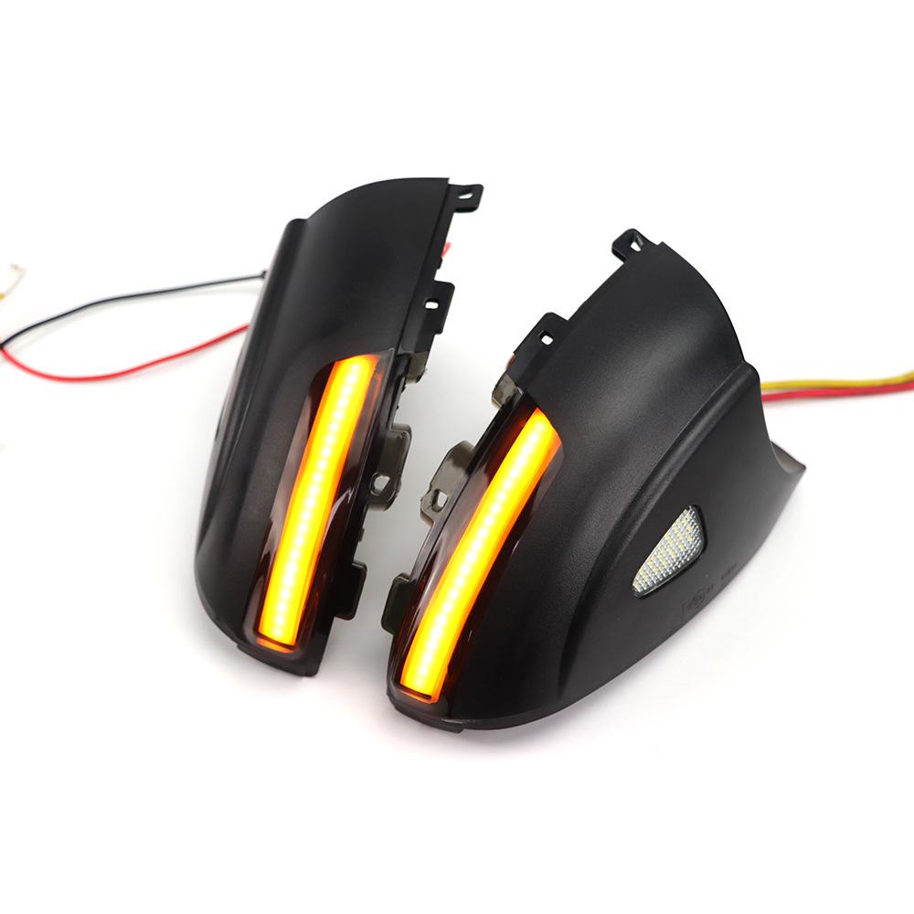 

Fits Volkswagen Tiguan 07- 15 & Yeti: LED Rearview Mirror Turn Signal Flowing Light Strip with Puddle Light Aviation Aluminum