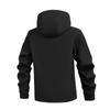 Men's Solid Color Outdoor Mountaineering Waterproof Windproof Fleece Jacket Outdoor Jacket