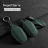 Wildleder Schlüsselhülle für Peugeot 408/508L PHEV/2008/4008 (Modelle 2022/23)