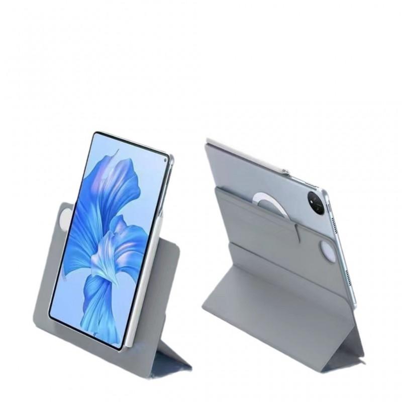 Magnetic Rotating Detachable Folio Case MatePad Pro 13.2 Inch Tablet Tri-Fold Stand Cover With Auto Sleep Faux