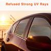 Car Window Shades Sunshade For Car Side Windows Static Film 4Pcs 20"x12" Blocks UV Rays