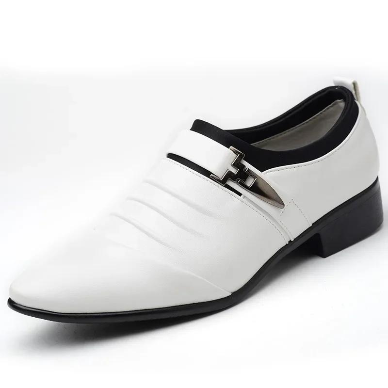 Leather Shoes Men Formal Dress Shoes Luxury Business Oxford Male Office Wedding Dress Shoes for Men Spring New 202