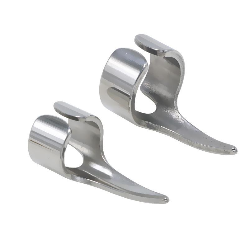 Stainless Steel Manicure Finger Stall Ring Sexy Toys SM Sex Tools Role Playing Props for Adult Games