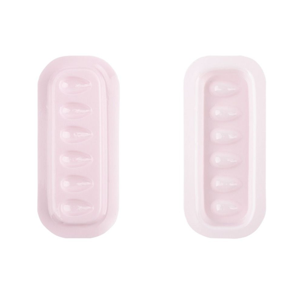 100PCS Adhesive Eyelash Glue Pallet Strip Shaped Plastic Gasket Palett Lash Adhesive Stand Pads