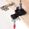 35mm Concealed Hinge Jig Hole Drilling Guide Locator Template Woodworking for Frame Cabinet Cupboard Door Hinges Installation