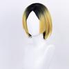 Cosplay Full Cosplay Halloween Includes Net and Yellow Polished Wig, Wig, Short, Heat-Resistant, Wig, Event, Costume, Comb, (Kozume Short)