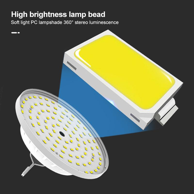 3000LM Super Powerful LED Solar Light Outdoor IP65 Waterproof Solar Lamps with Hook LED Lamp Bulbs for Patio Garden Garage Yard