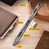 Titanium Multi-Tool Pry Bar EDC Pocket Carry Outdoor Survival Tool Flat Round End 145mm