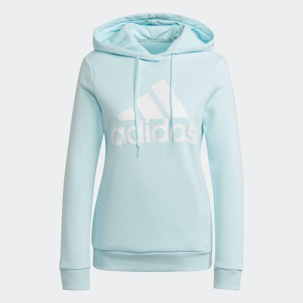 

Adidas Galleria Womens Sportswear Big Logo Fleece Hoodie BLUE/AM