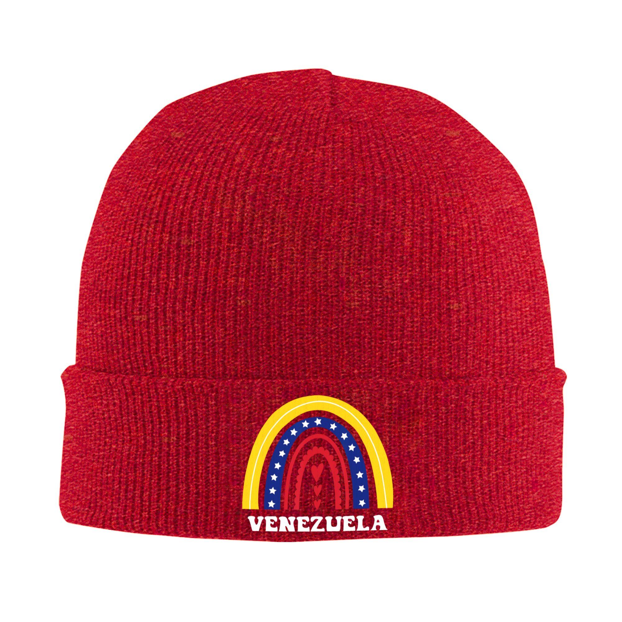 Venezuelan Girl Venezuela Franela Venezuela Mujer Venezolana Bonnet Hats Beanie Hats Design Knitted Hat Cool Unisex Elastic Cap One Size
